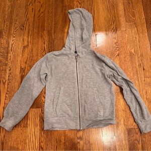 Revelation Gray Zip-Up Hoodie with Design Size 6